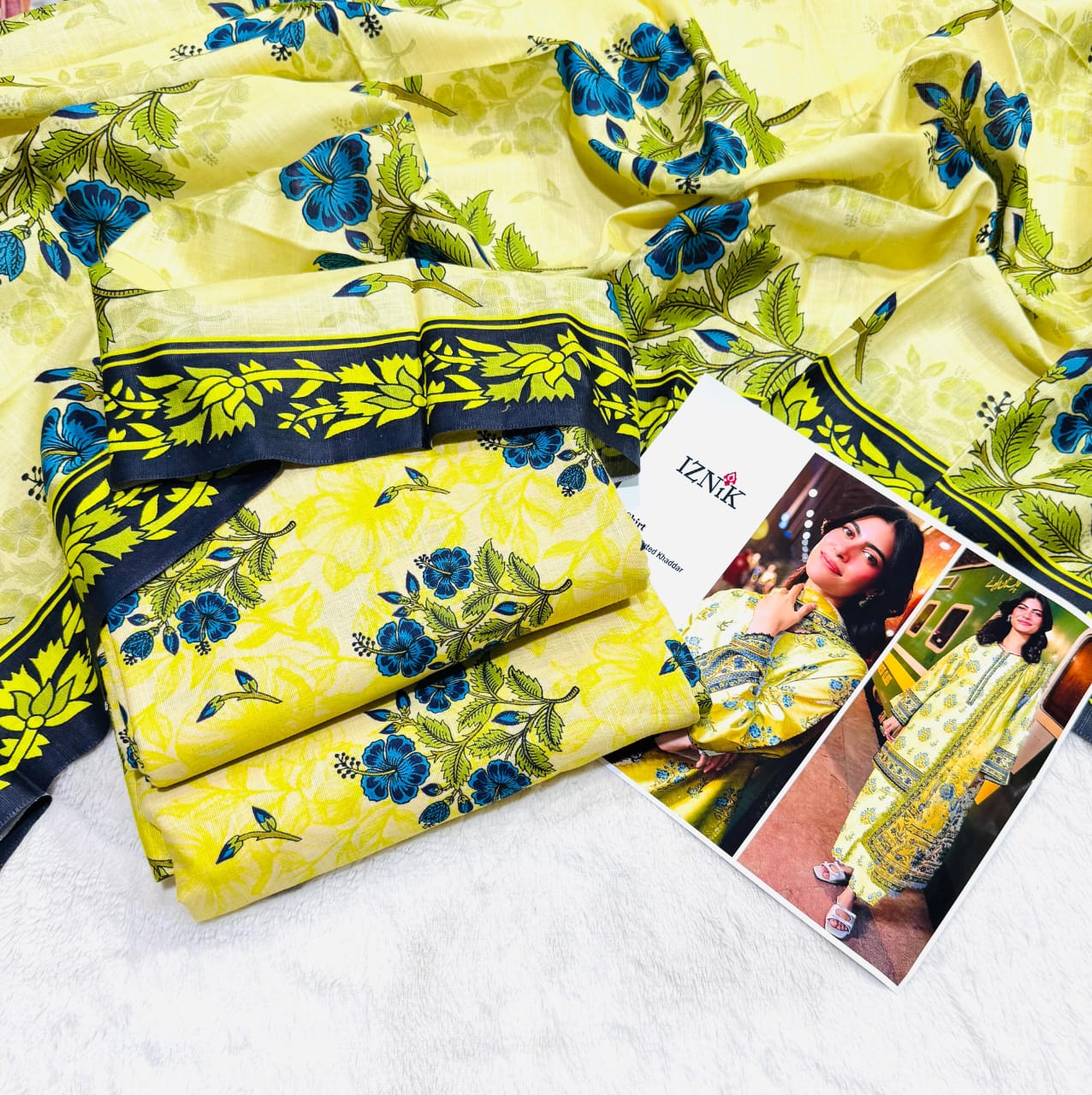 Digital printed khadar 3pc