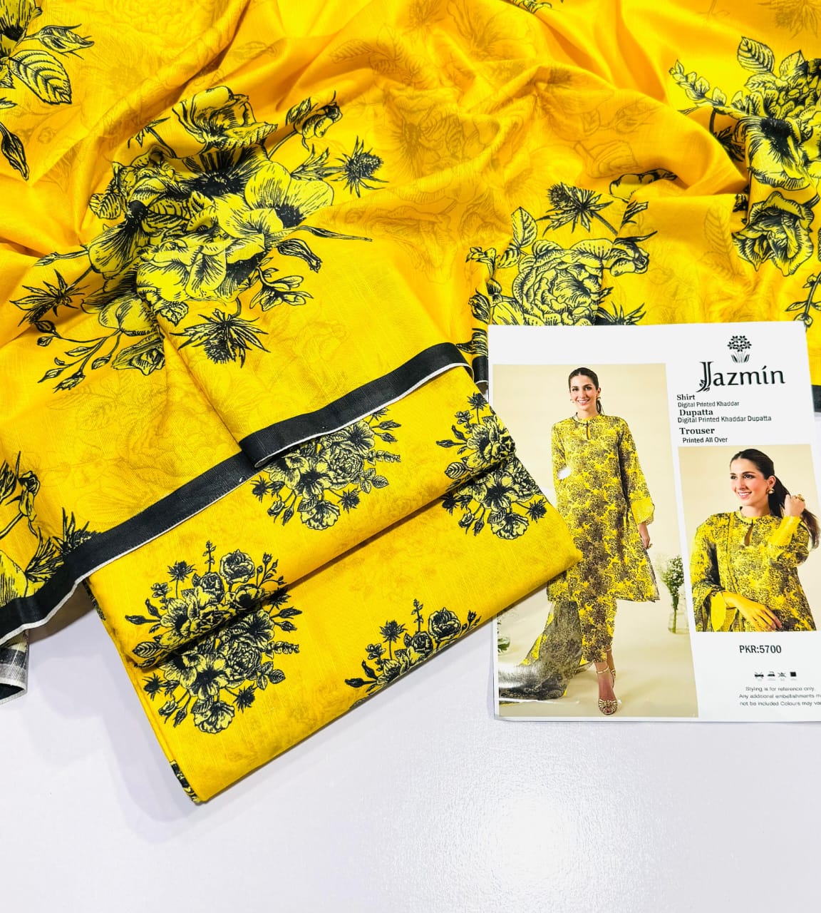 Digital printed khadar 3pc